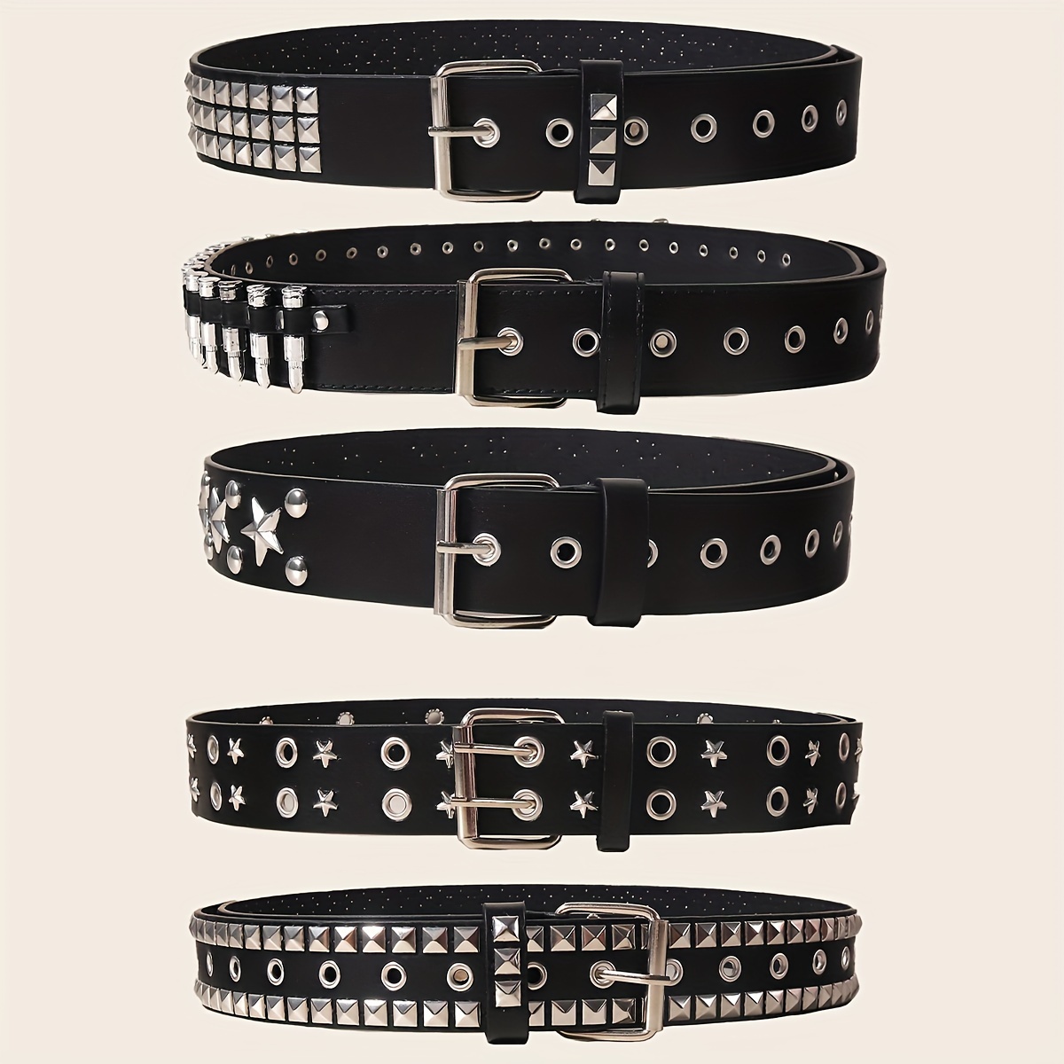 

Studded Belt, Punk Neutral Belt