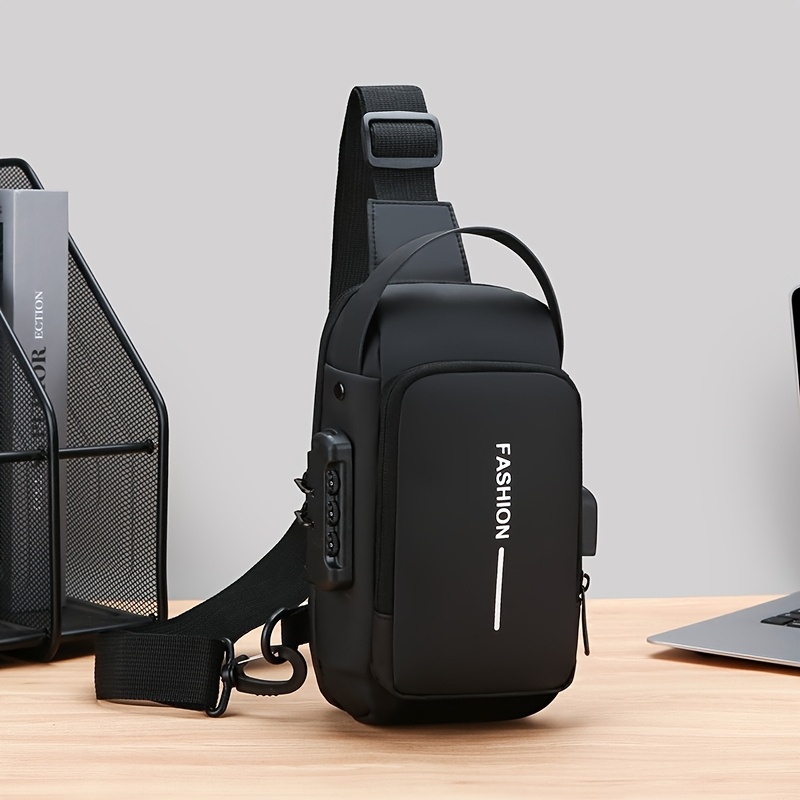 TEMU Borsa a Tracolla Unisex, Marsupio da Vita Elegante e per Pendolarismo , Sport, Ciclismo, Fitness, Viaggi Pratici, , Grande Capacit�, Borsa a