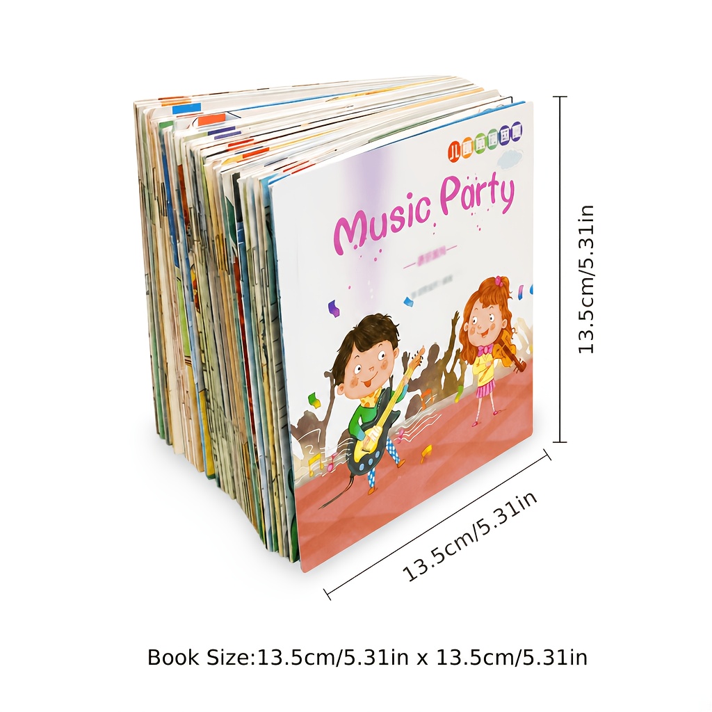 TEMU 15pcs Interactive English Storybooks With Audio, Ideal For Reading - Highlighting For , Perfect Educational Gift And For Holidays And School