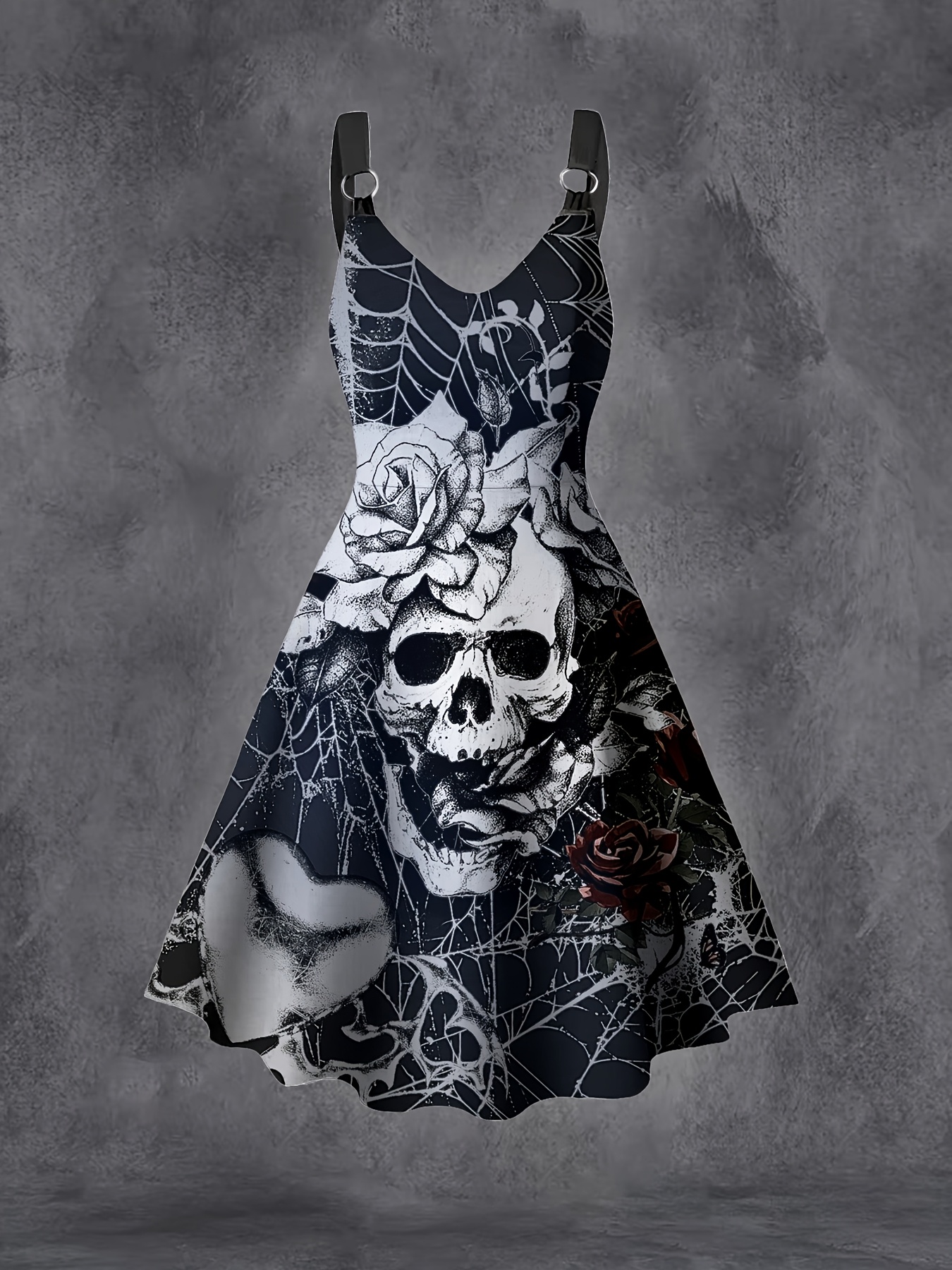 lace goth dress sold on Temu United States
