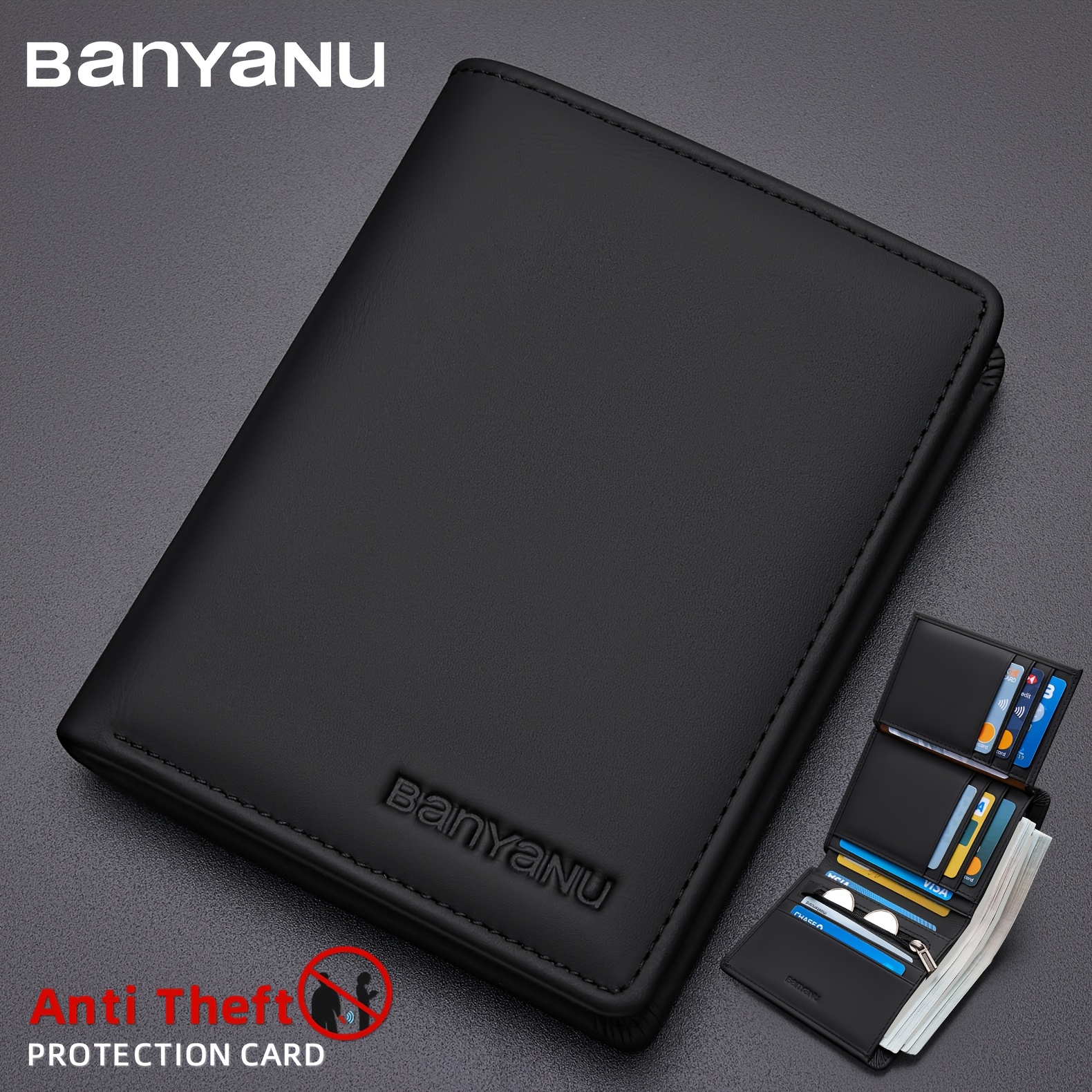 top rfid wallets sold on Temu United States
