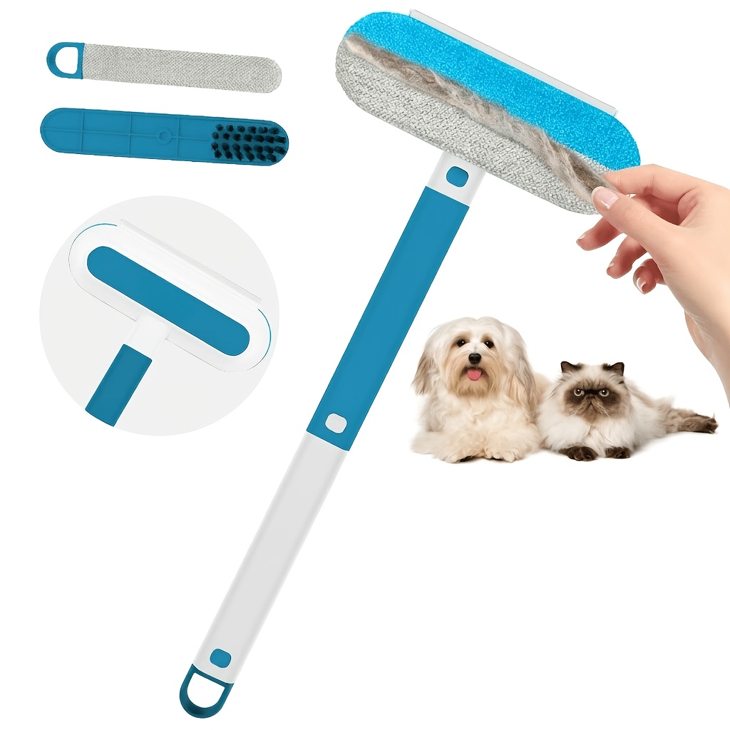 TEMU Pet Hair Remover-reusable Washable Lint Brush For Hair, Multifunction Tool For Couch, Carpet, Furniture, Clothing, Window And Tile Cleaning