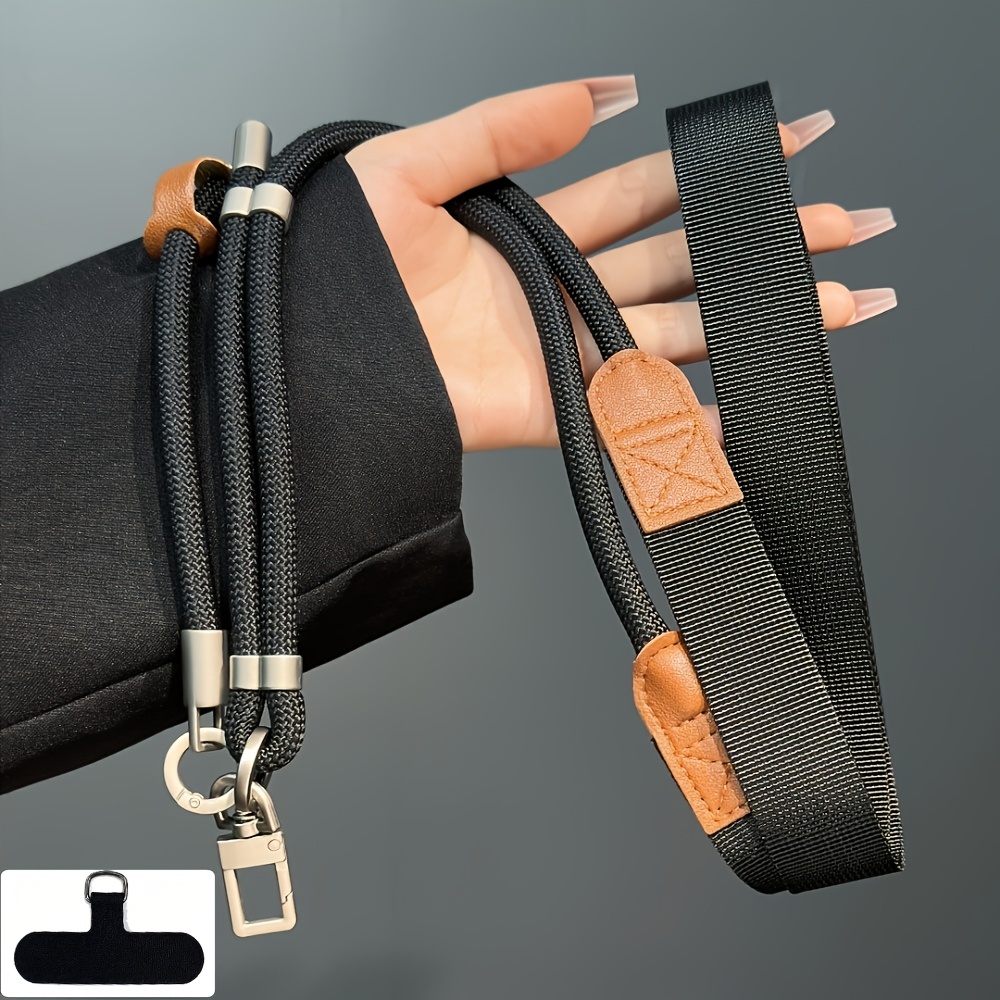 TEMU 1 pièce Cordon de téléphone portable amélioré pour alpinisme air, bandoulière avec largeur arrière réglable, multifonctionnel, sangle d'épaule