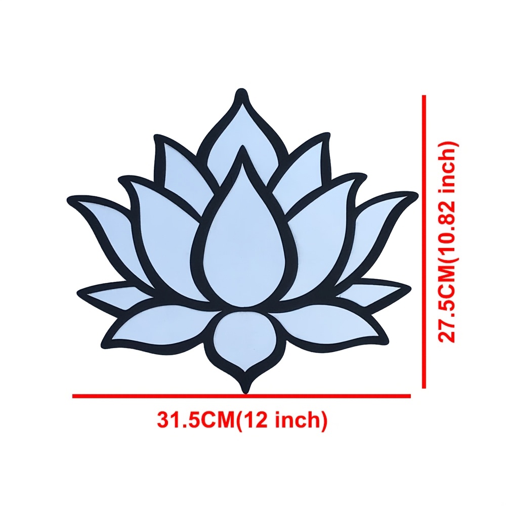 TEMU Specchio da parete a forma di con mandala boh矇mien, cornice in legno e specchio - Forma irregolare da appendere orizzontalmente, per , studio,