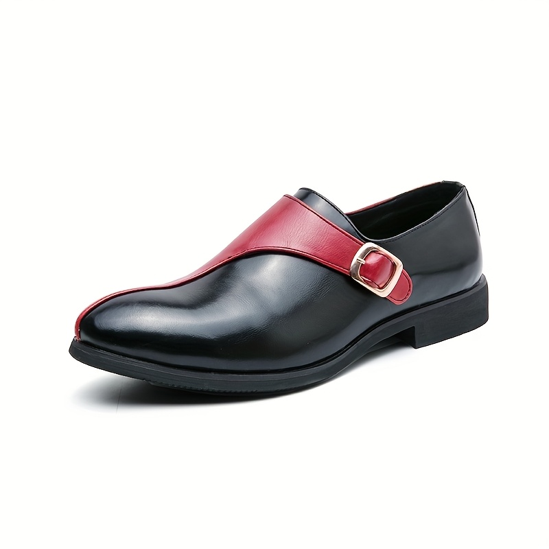 mens pointed toe slip dress loafers casual comfortable non - Temu