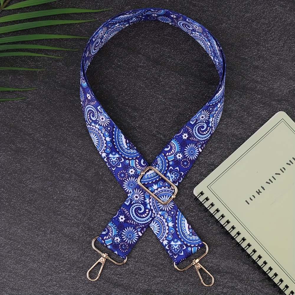 TEMU New Colorful Floral Women's Bag Additions With Adjustable Replacement Fashion Long Shoulder Strap For Crossbody And Single Shoulder Use, Wallet