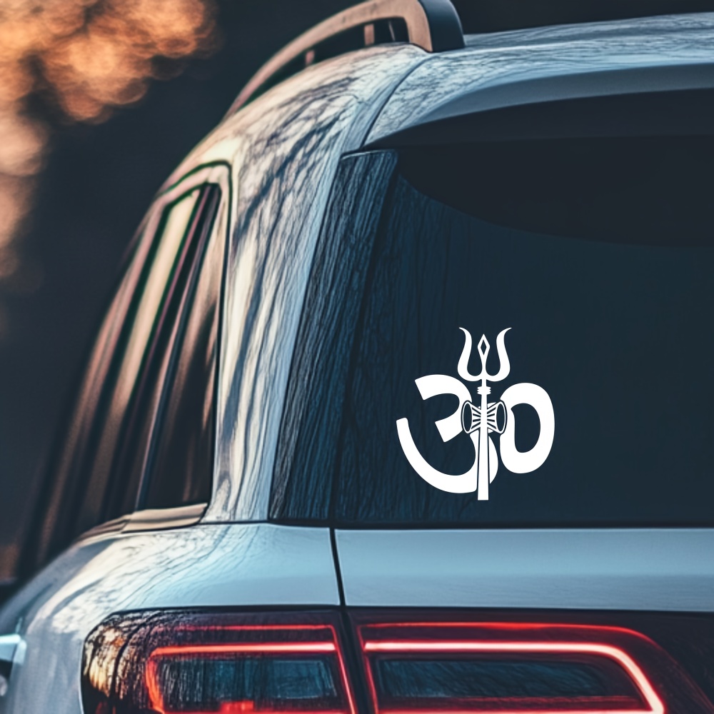 hindu yoga   car sticker     2 6x7 3 inches for spiritual decor vehicle additions laptop art and meditation enthusiasts