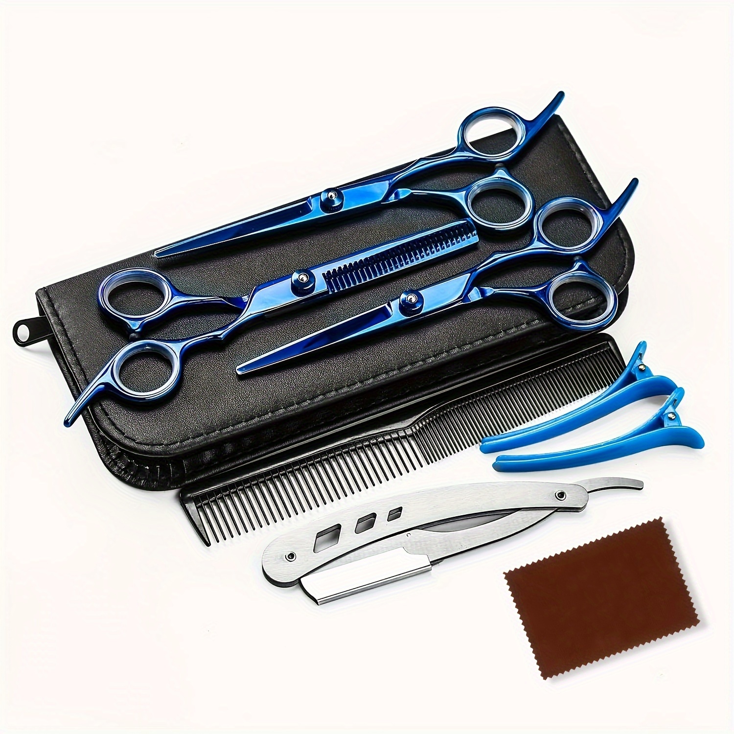 

9pcs/set Haircut Kit Cutting Set Cutting Thinning Comb For Styling