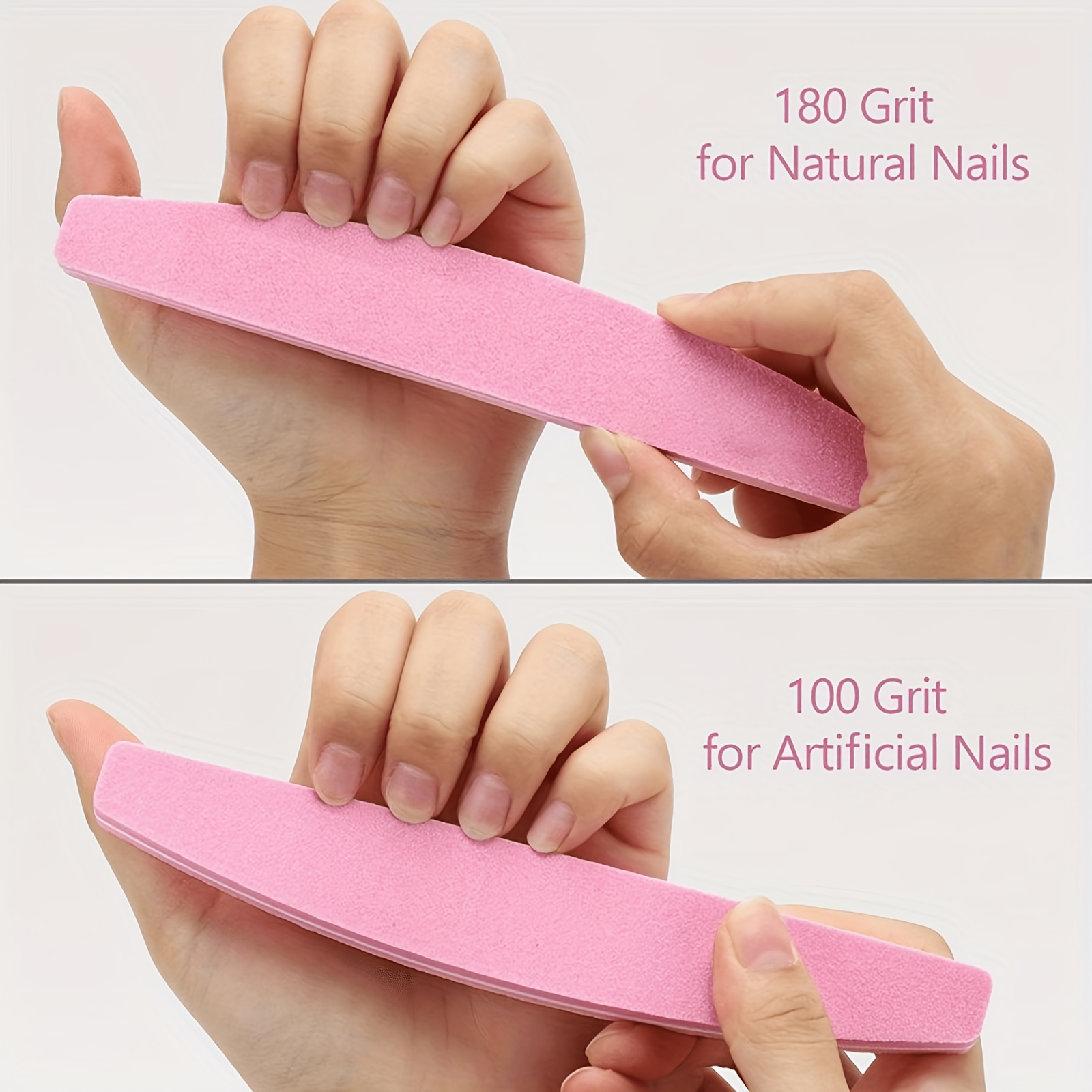 30pcs Colorful Sponge Nail Buffing Sanding Buffers, Dual-Sided