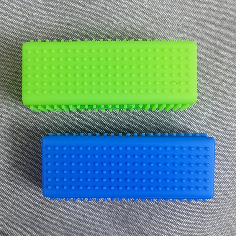 2pcs Soft Pet Deshedding And Cleaning Brush, Massage Comb For Dogs And Cats, Pet Bath Brush, For Washing, Pet Hair Removal Tool, Suitable For Cleaning Pet Hair From Sofas, Car , And Furniture