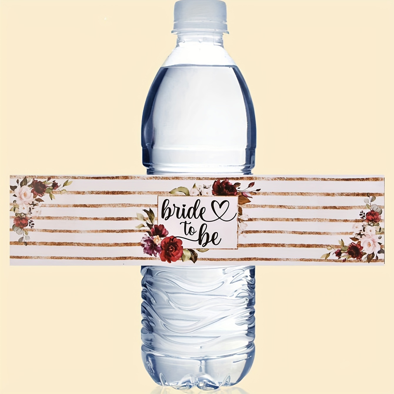 

10-piece Wedding & Engagement Party Water Bottle Stickers - Happy Marriage Themed Decorations For Bridal Showers, Summer Celebrations & More