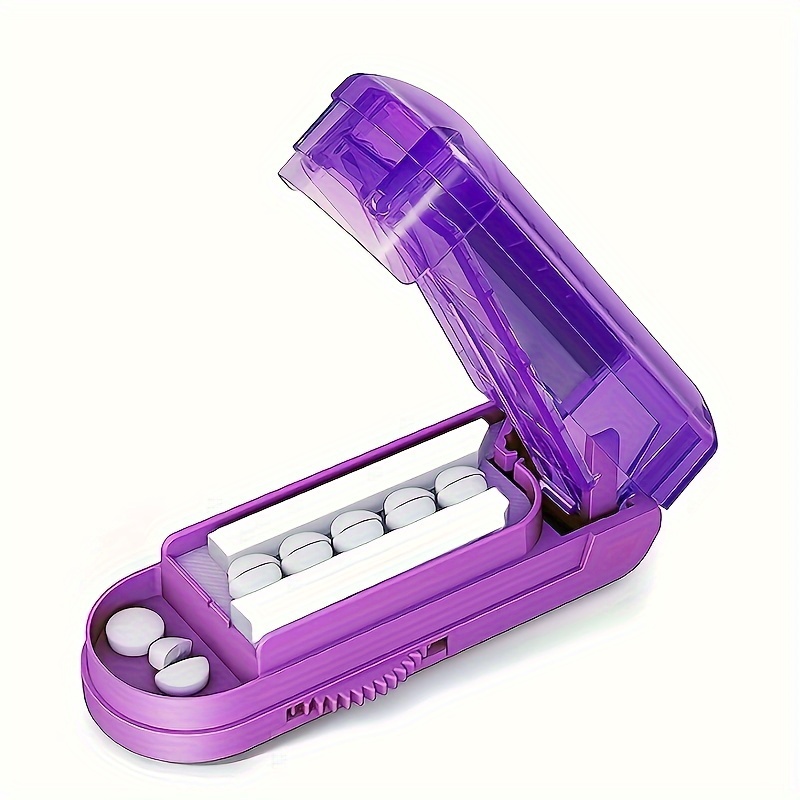 

Easy-to-use Pill Cutter With Gear Adjustment - Multi-slice Medicine Splitter For Precise Dosages