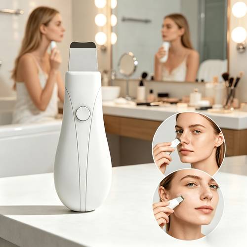 Sonic Blackhead Remover Facial Cleanser, Exfoliating Home Beauty Device, Unisex