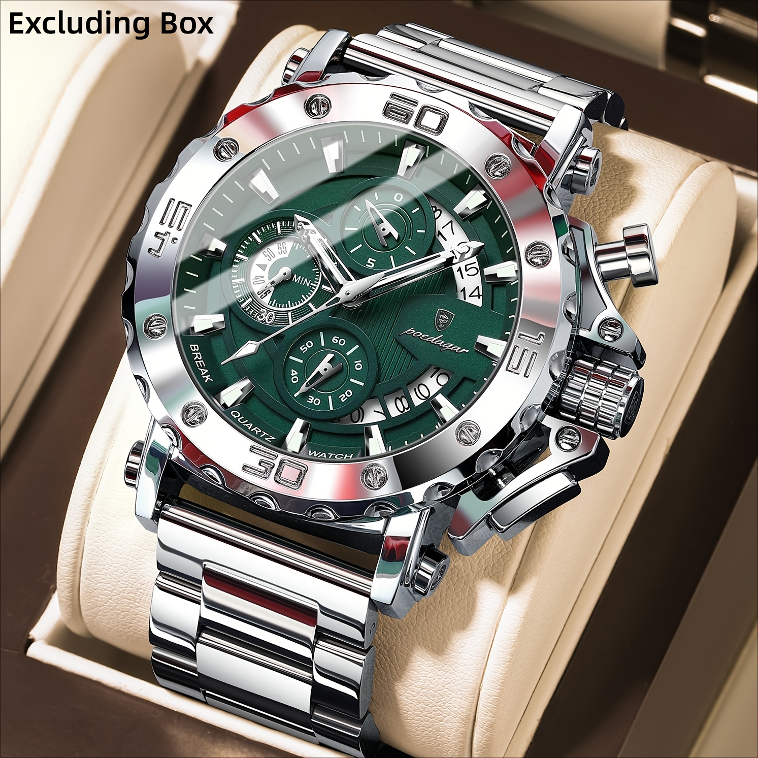 POEDAGAR Premium Business Style Men's Quartz Watch
