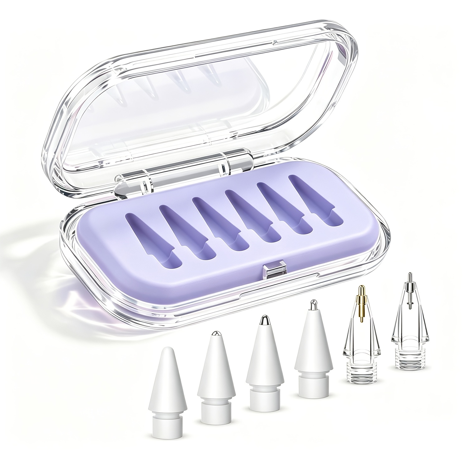 TEMU Suitable For Pencil Full Set Replacement Tips, -feel Writing, Wear-resistant Pencil Tips For 1st And , Capacitor Pen Tips, Replacement,