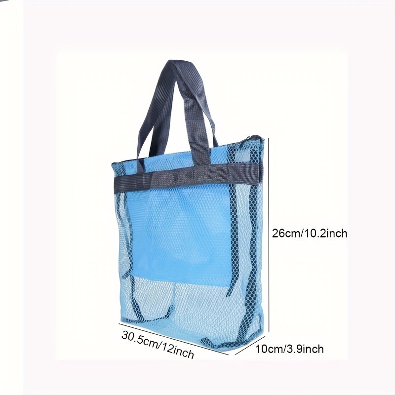 Waterproof Outdoor Toiletry Storage Mesh Bag for Traveling