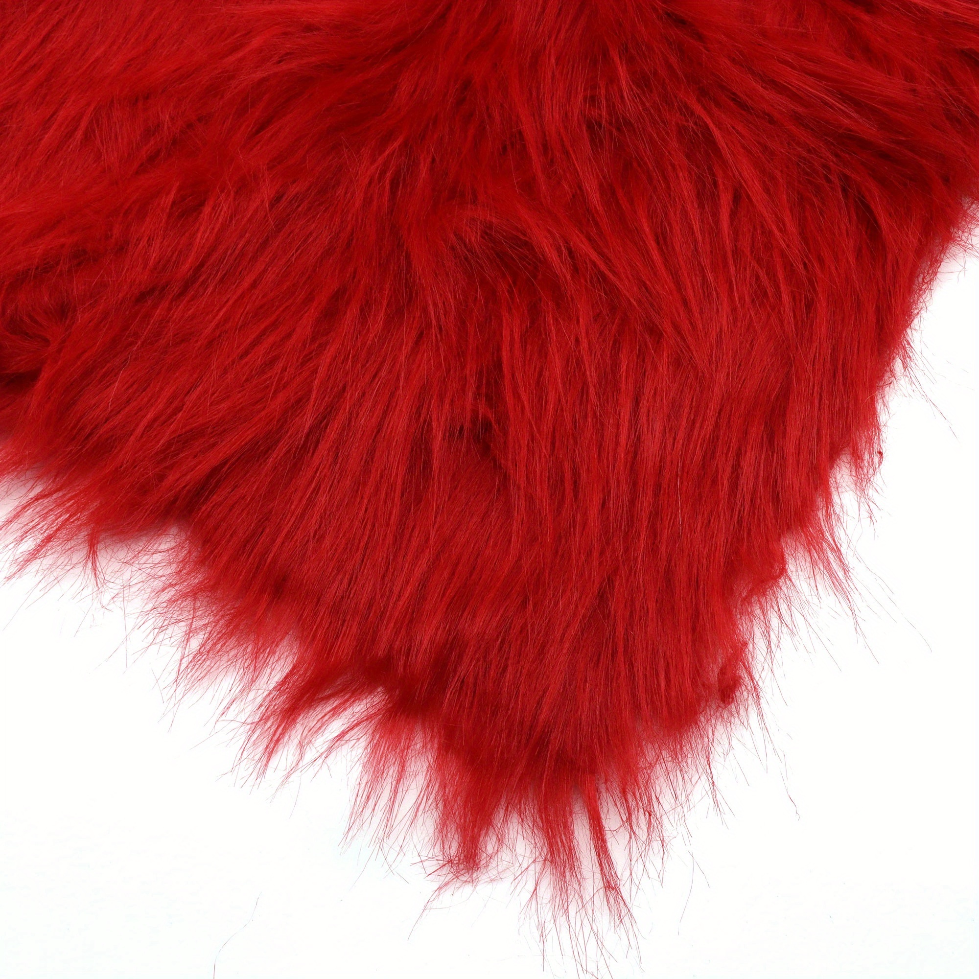 TEMU 1pc 19x62 Inch Polyester Faux Fur Fabric Soft Material For Cosplay, Costume Making, Home Decor