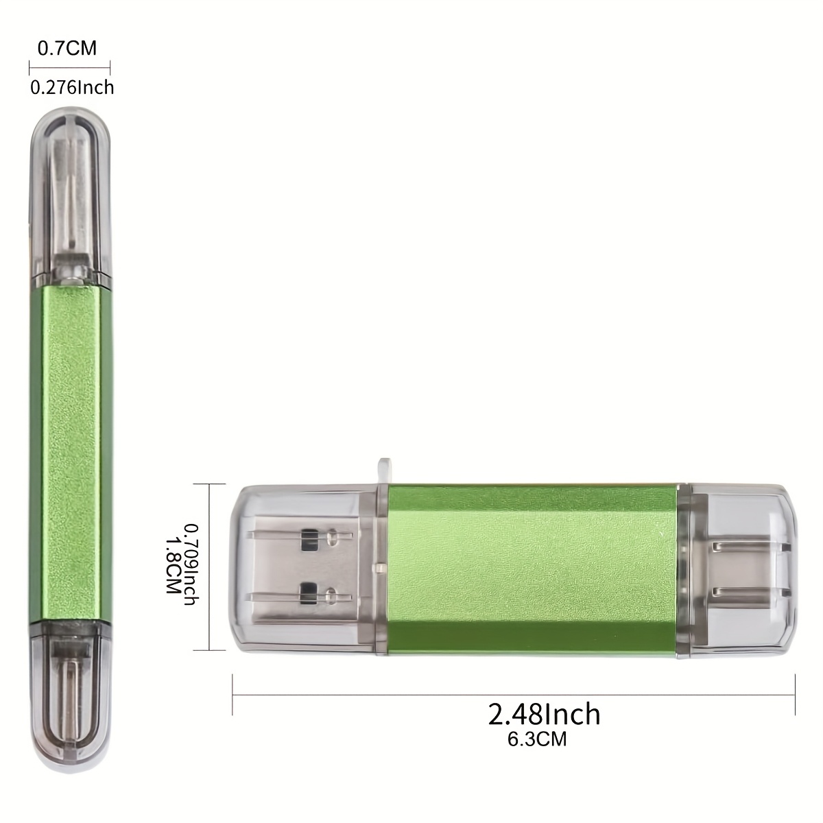  tipo c usb stick 64gb/128gb/256gb otg memoria usb c mini esterno per , telefono , tablet e computer (verde) Dettagli dell'articolo 1