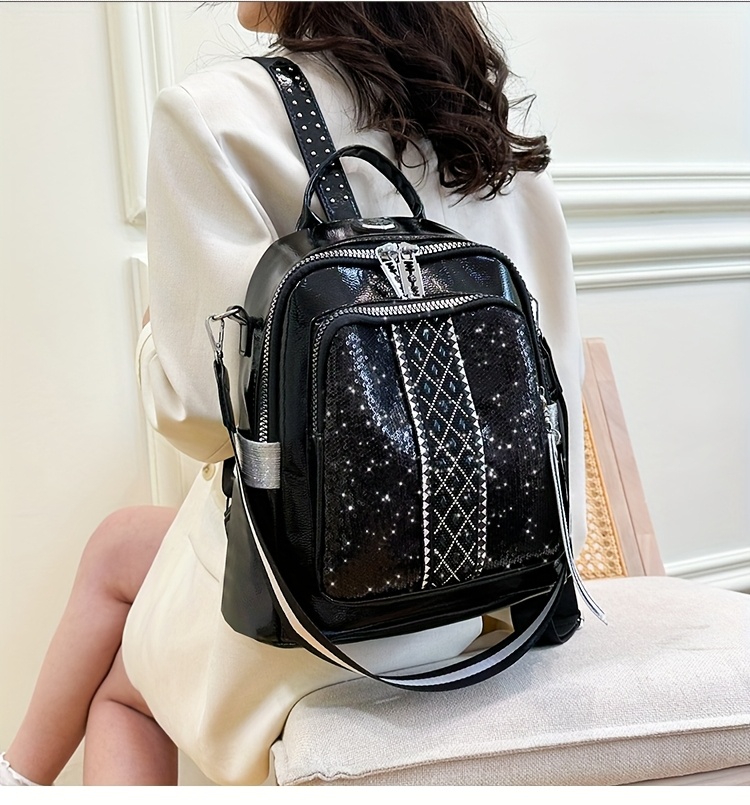 womens backpack detachable shoulder strap a single - Temu  display picture 3