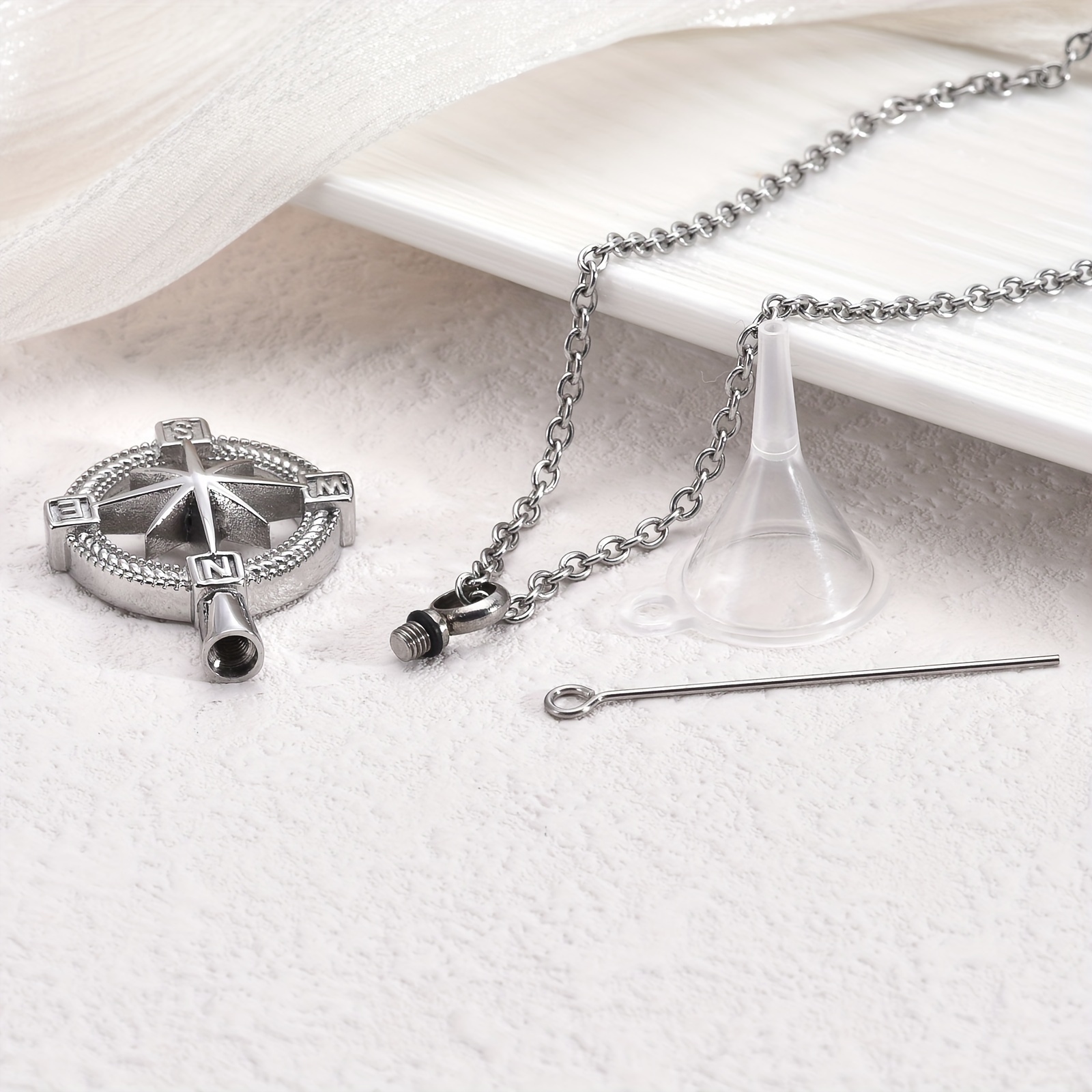 Stainless Steel Memorial Pendant Necklace for Keepsakes