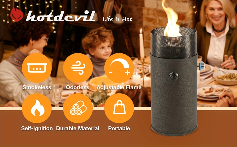 self   indoor outdoor portable tabletop fire pit mini fire pit for table tabletop fireplace tornado tabletop fire pit small propane fire pit for garden patio balcony porch gas free Product details 0