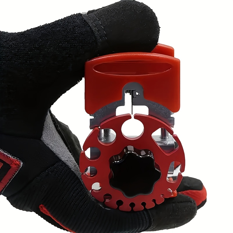 1pc heavy duty manual handheld adjustable wire stripper tool all in one cable stripper like mechanism for pvc armored no external residential electrical repairs diy wiring professional Product details 0