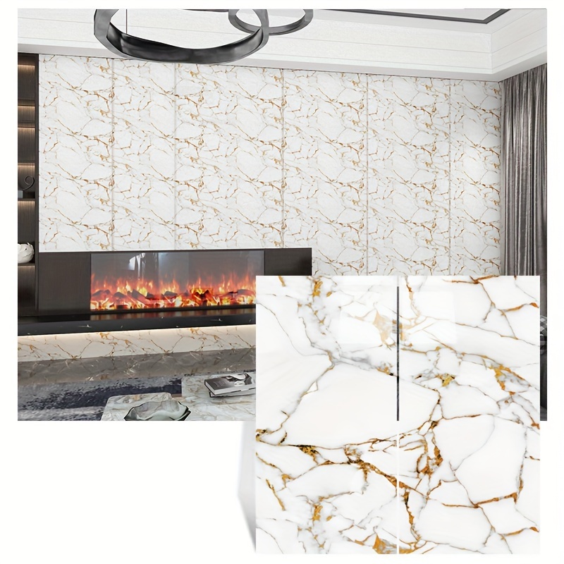 Livelynine Piastrelle Adesive Cucina 3D Piastrelle Adesive Bagno Bianche e Nere 30x30 Esagono Mattonelle Adesiva 3D Impermeabile Paraschizzi Cucina Adesivo per Muro Scacchi Camino, 4 Pezzi