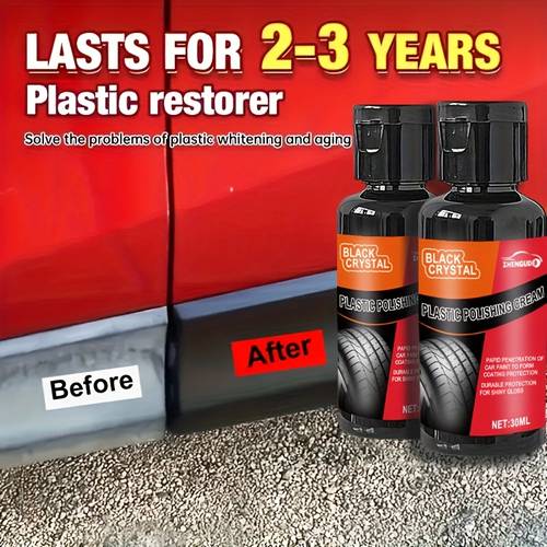 plastic rubber repair compound suitable for car tire gloss maintenance scratch remover wax anti aging anti fading gel formula for automotive tire polish plastic rubber restorer application