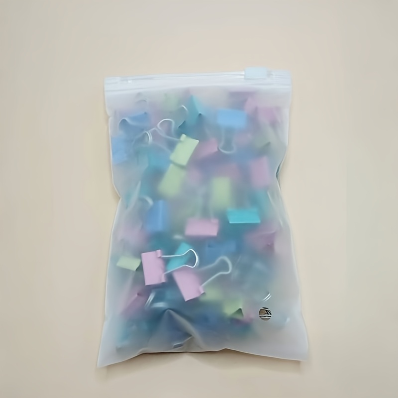 TEMU 100pcs Mini Binder Clips In Assorted Colors - Durable Iron Paper Clips For School, Office, And Teacher Supplies