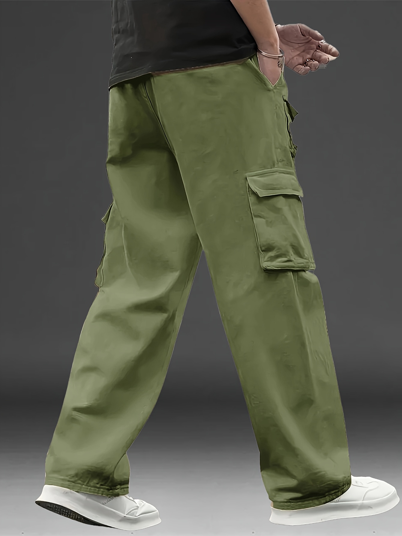 Pack de 3 Pantalons Cargo pour Hommes à Multiples Poches : Dotés d'une coupe ample tendance et d'un design durable, ces pantalons décontractés polyvalents sont parfaits pour les sports en plein air, le port quotidien, les voyages ainsi que diverses autres occasions. Pantalons cargo homme haute qualité, pants casual hommes, pantailleshiverhomme,