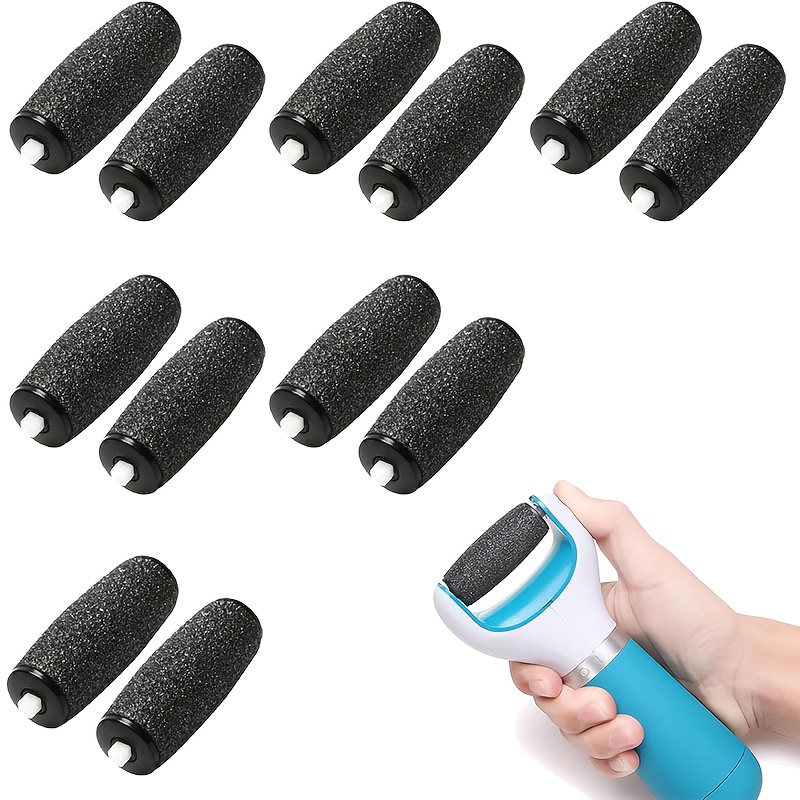 TEMU 12pcs Foot File Replacement Rollers, Ultra-thick Replacement Rollers, Suitable For Electric Replacement Heads, Suitable For Hard Skin Removal