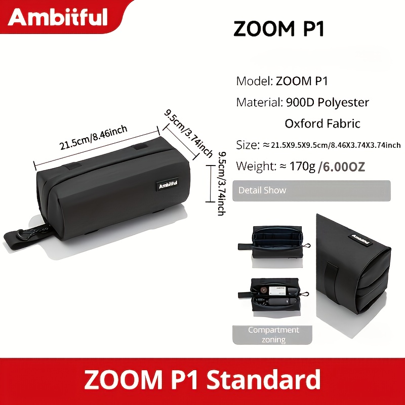 TEMU Ambitful Zoom P1 Soft Bag For Portable Camera Storage, Designed For Pocket 3, , And For 10, Serves As A Protective Case For Action Camera