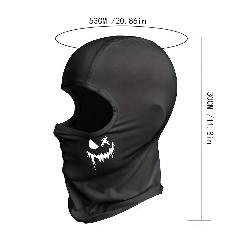 1pc multifunctional graffiti punk mask balaclava hat cycling
