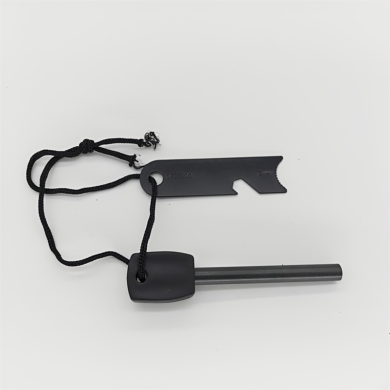 Large Solid Magnesium Rod Fire Starter with ABS Handle