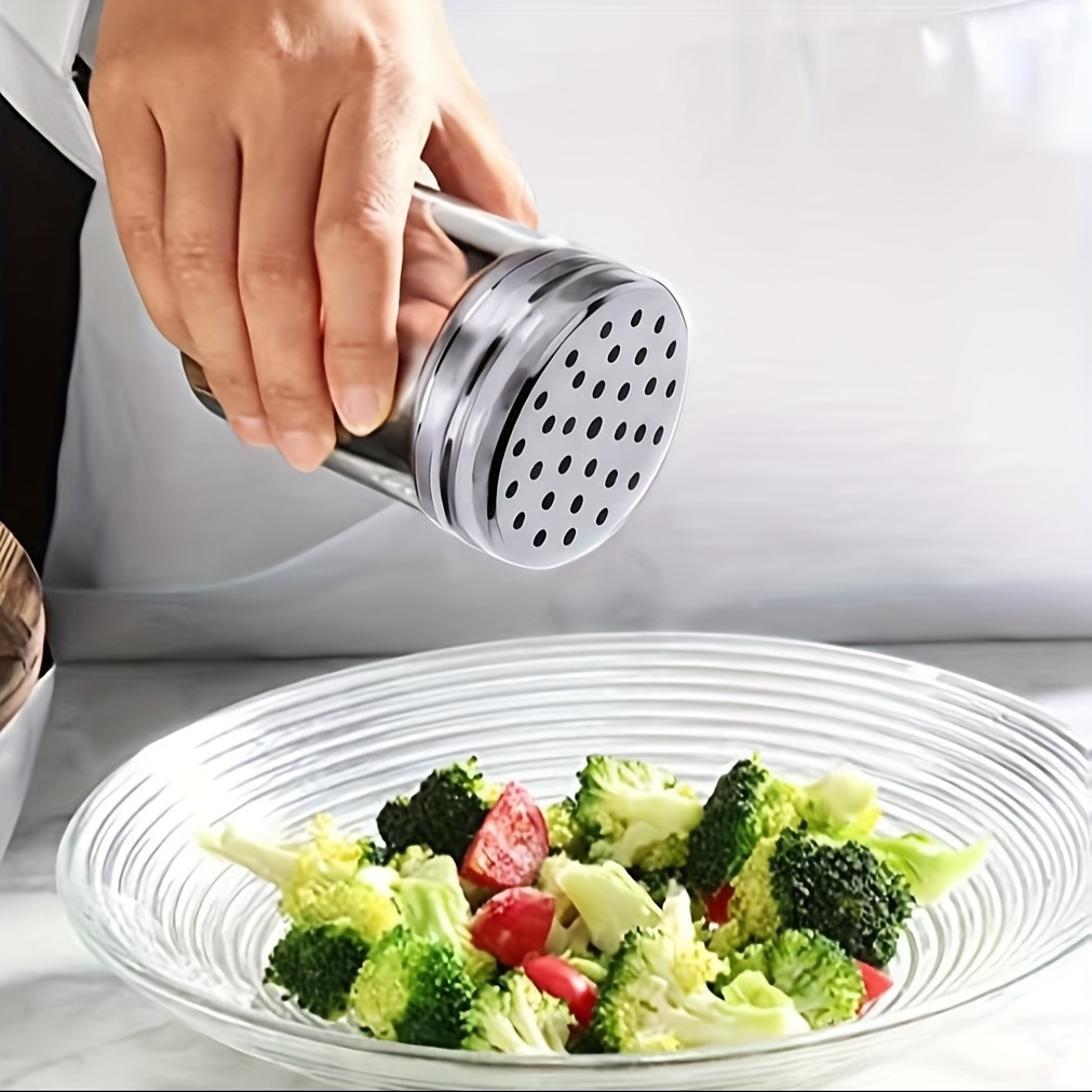 2pcs Foodservice Stainless Steel Dredge Shaker