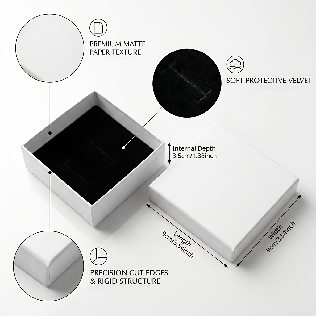 5pcs Premium Matte Jewelry Boxes