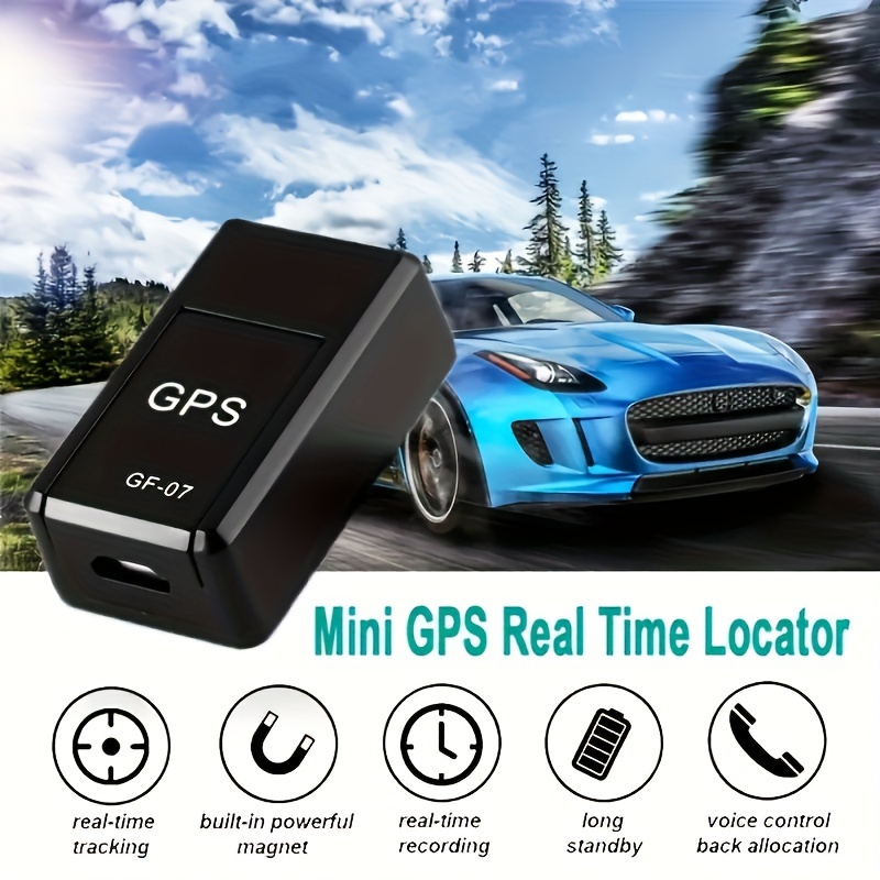 

Gps Positioner Gf07 Mini Tracking Positioner Real Time Tracking Remote Vehicle Positioning Mobile Recording Listening Anti Loss Instrument Ultra Long Standby