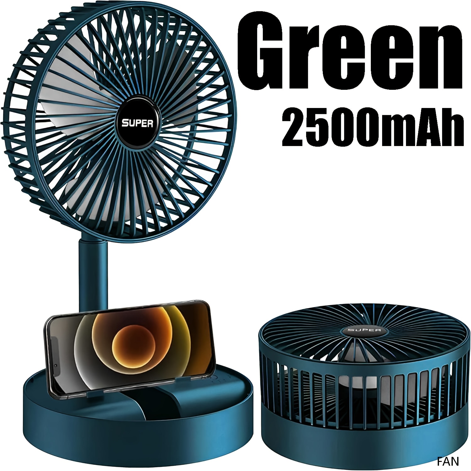 TEMU A Fan, 3--inch Small Usb Portable Fan, Usb Plug-in Mini Cooling Fan, Rotatable Silent Desktop Fan, Suitable For Home Offices, Bedrooms, Dormitories, Indoor And Outdoor