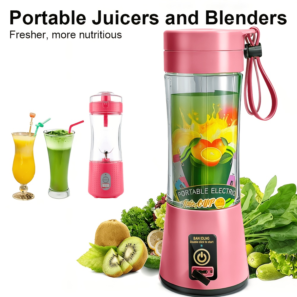 Rechargeable Portable Blender Cup, 12.85 Oz Electric USB Juicer... product image 15