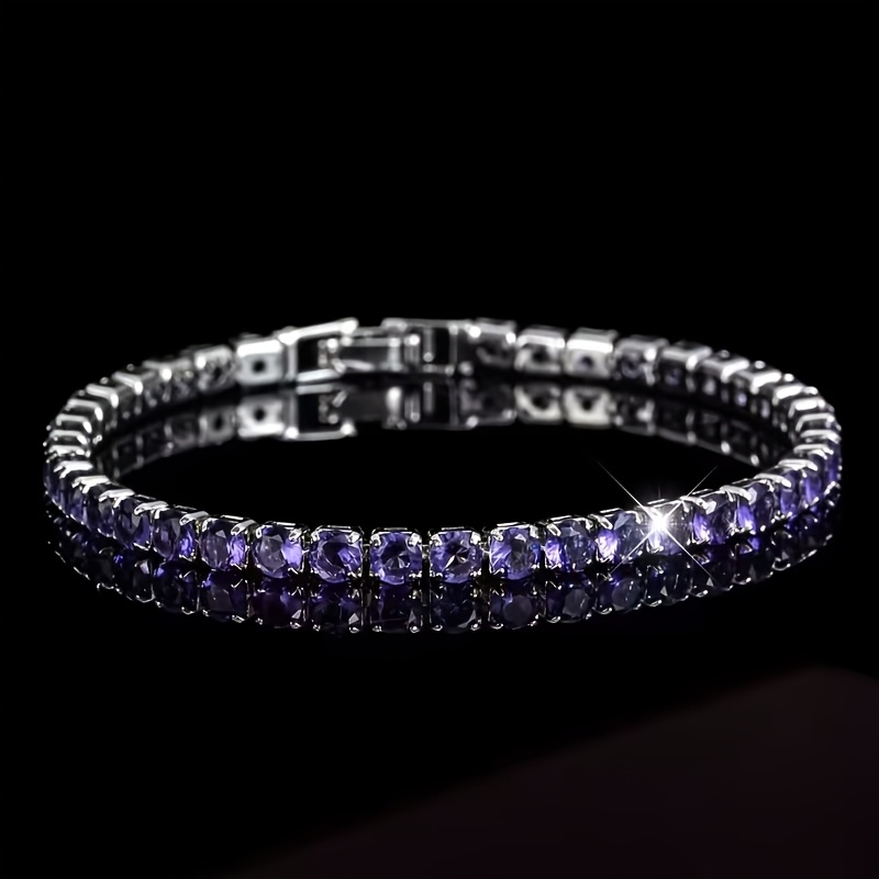 TEMU 1 Synthetic Zirconia - A Luxurious And Exclusive Gift For Your Girlfriend Or Best Friend On Their Birthday Or Anniversary. A Perfect Accessory