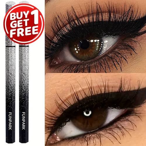 no smudge buy 1 get 1 free waterproof sweat proof liquid eyeliner pen fine tip smudge free multi use for eyeshadow lip liner
