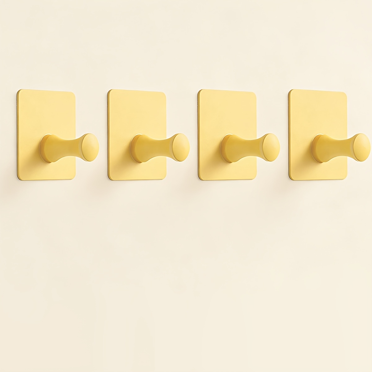 TEMU Set Of 4 Amoichic Hooks Designed For Use In Bathrooms And Kitchens, Ideal For Hanging Robes, Coats, And Hats. Modern Hotel-style Hooks Are