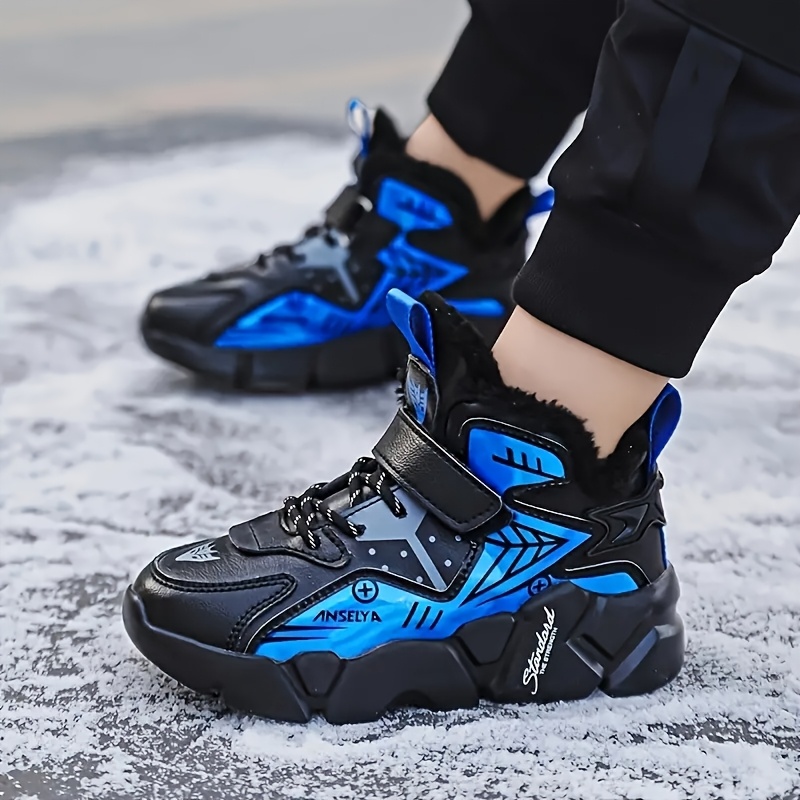 Jongens Sneeuwlaarzen met Dikke EVA Zolen en Pluche Voering, Jongens Casual Schoenen