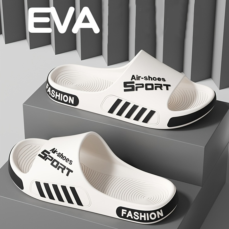 womens summer eva slides non slip beach flip flops with fashion print comfortable indoor outdoor slippers for home bathroom and shower use indoor slippers stylish flipflops eva material Product details 5