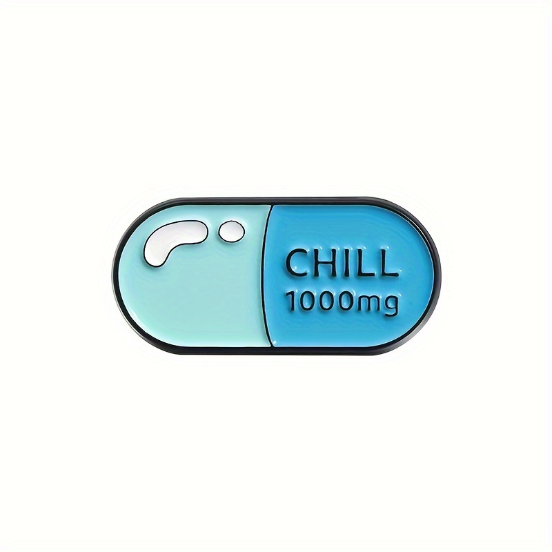 Creative Happy Capsule Medical Pin, Funny Brooch, Cute Accessories Badge Brooch