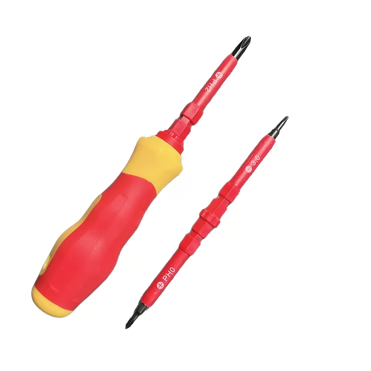 TEMU 3-in-1 Screwdriver With Interchangeable Bits