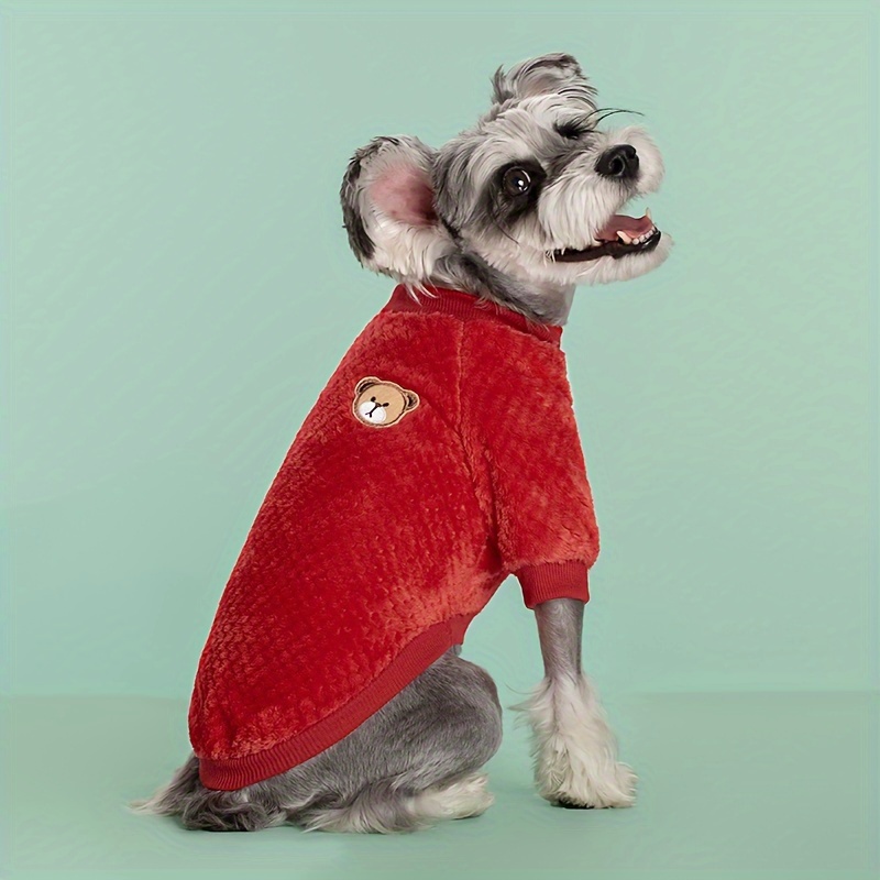 Soft Fleece Dog Sweater For Small Dogs - Winter Warm Pullover, Fits Chihuahuas | Cozy Pet Clothing Cold Weather