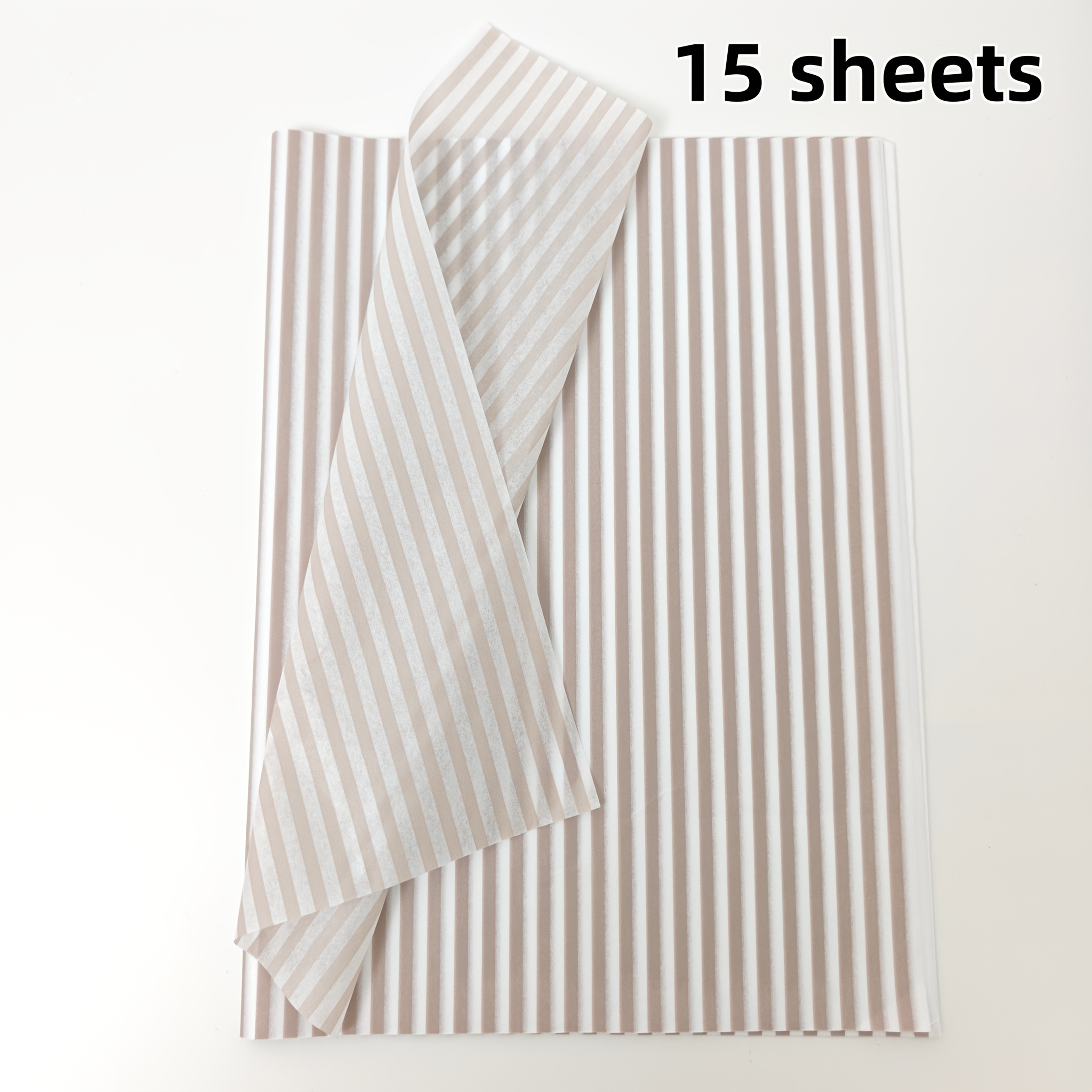 Image of Meat Pink Striped Snow Pear Paper, Tissue Paper, Suitable For Gift Packaging, Clothing And Shoes Packaging, Flower Packaging, Diy Handmade Decorative Paper
