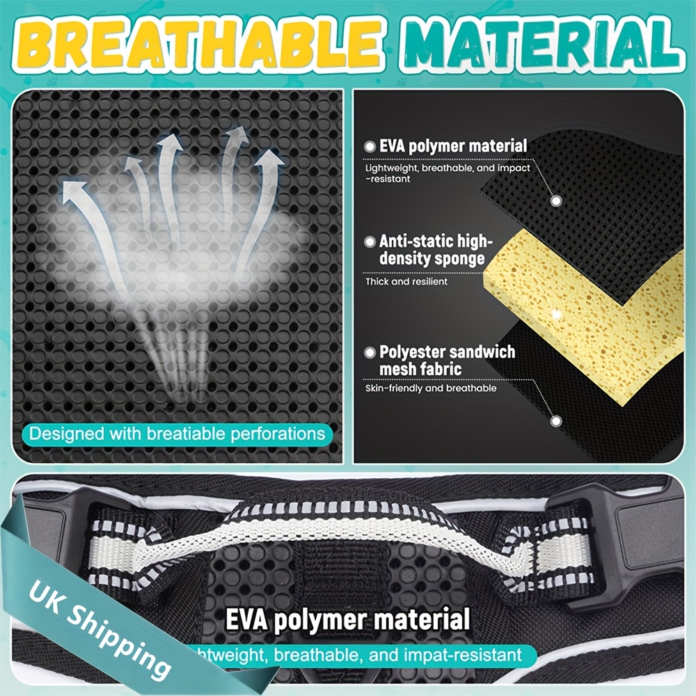 Adjustable No-Pull Dog Harness, Lightweight EVA Material