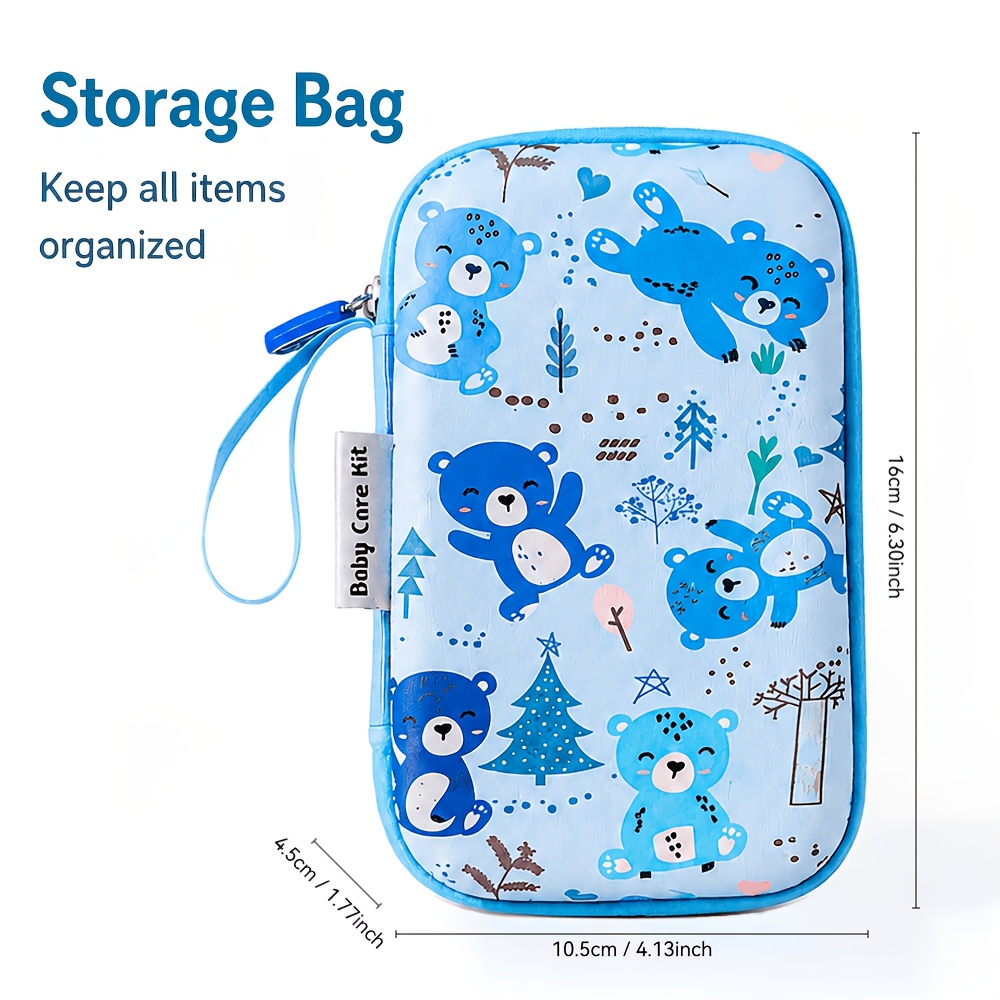 9pcs Newborn Baby Care Essentials Kit with Travel Case